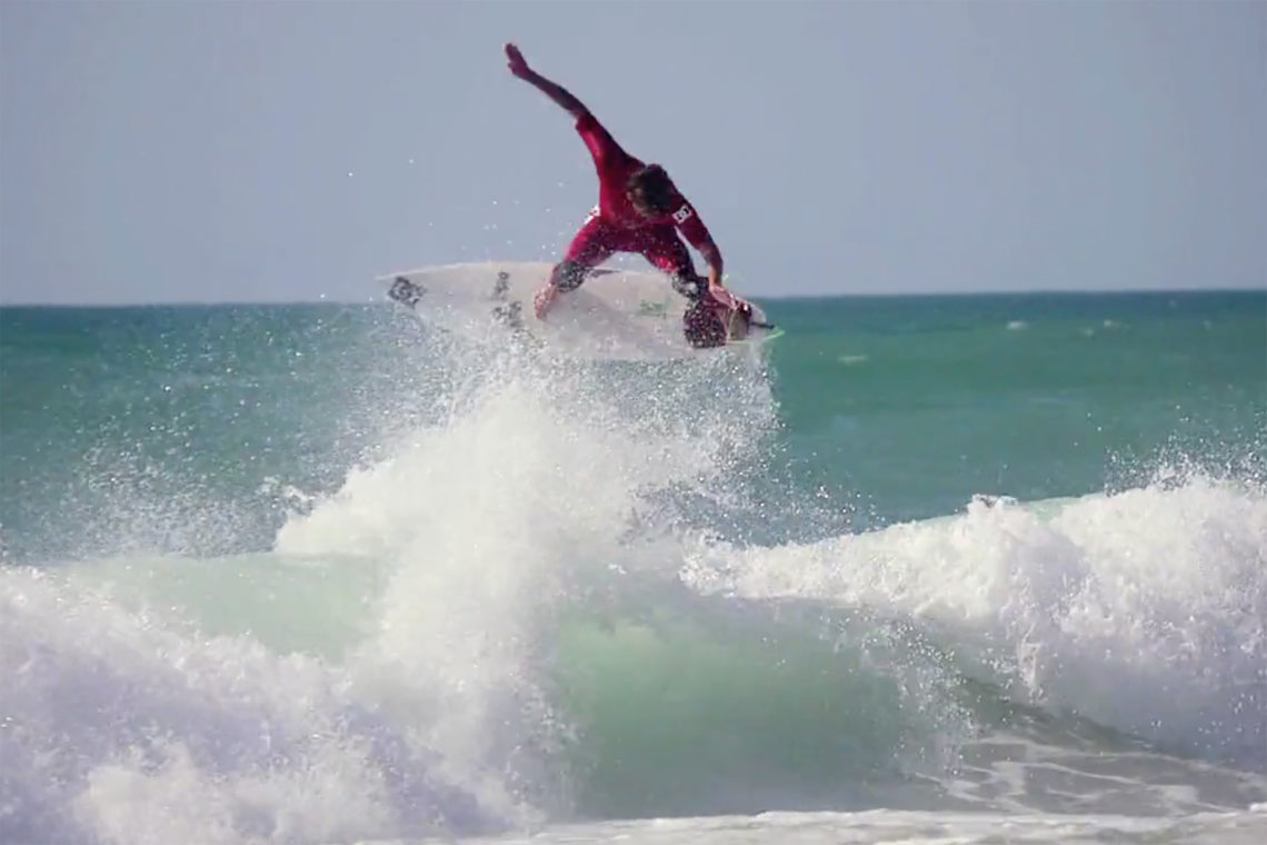Vidéo de surf en été en France