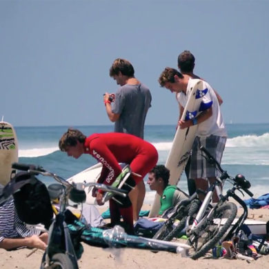 Vidéo de surf en Californie