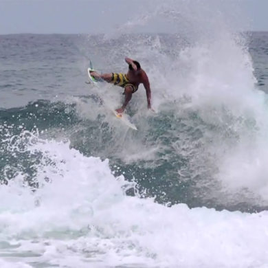 Vidéo de surf dans les Caraibes