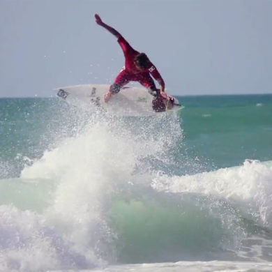 Vidéo de surf en été en France