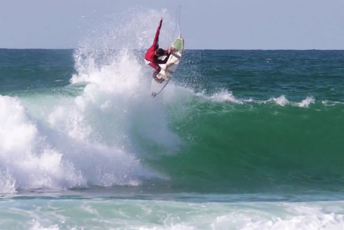 Vidéo de surf à Hossegor en France