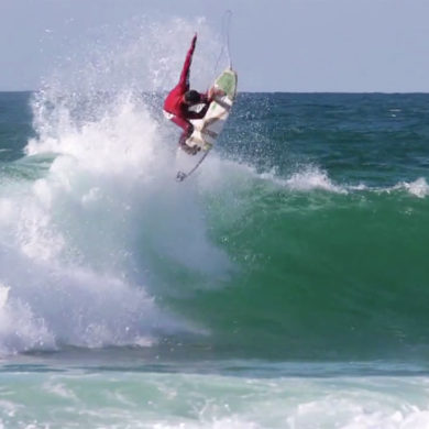 Vidéo de surf à Hossegor en France