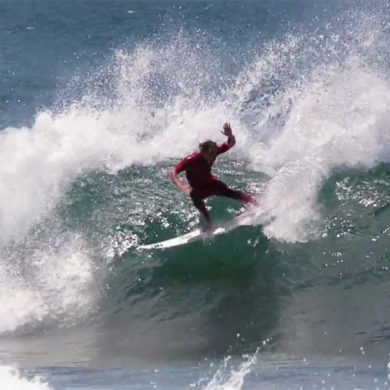 Vidéo de surf au Portugal avec Marc Lacomare